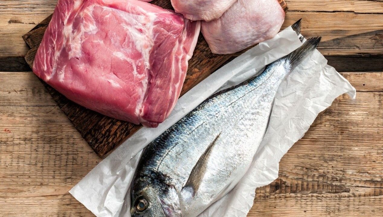 daging dan ikan untuk prostatitis