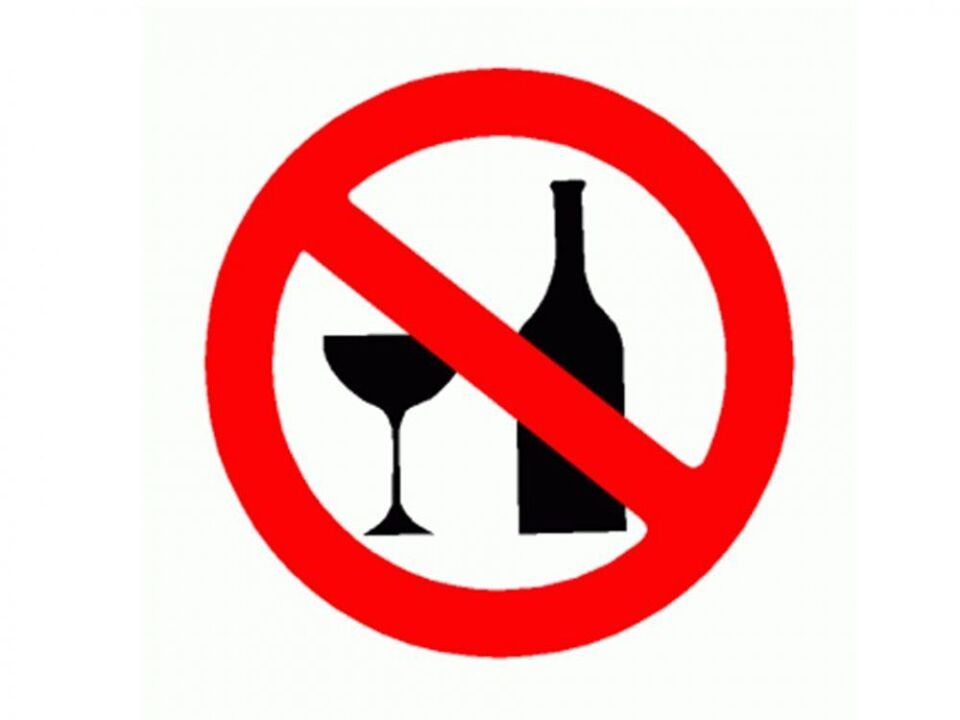 menghindari alkohol untuk prostatitis