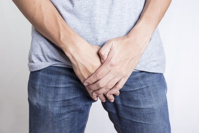 sakit selangkangan dengan prostatitis